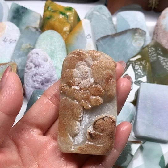 未镶嵌挂件翡翠翡翠边角料