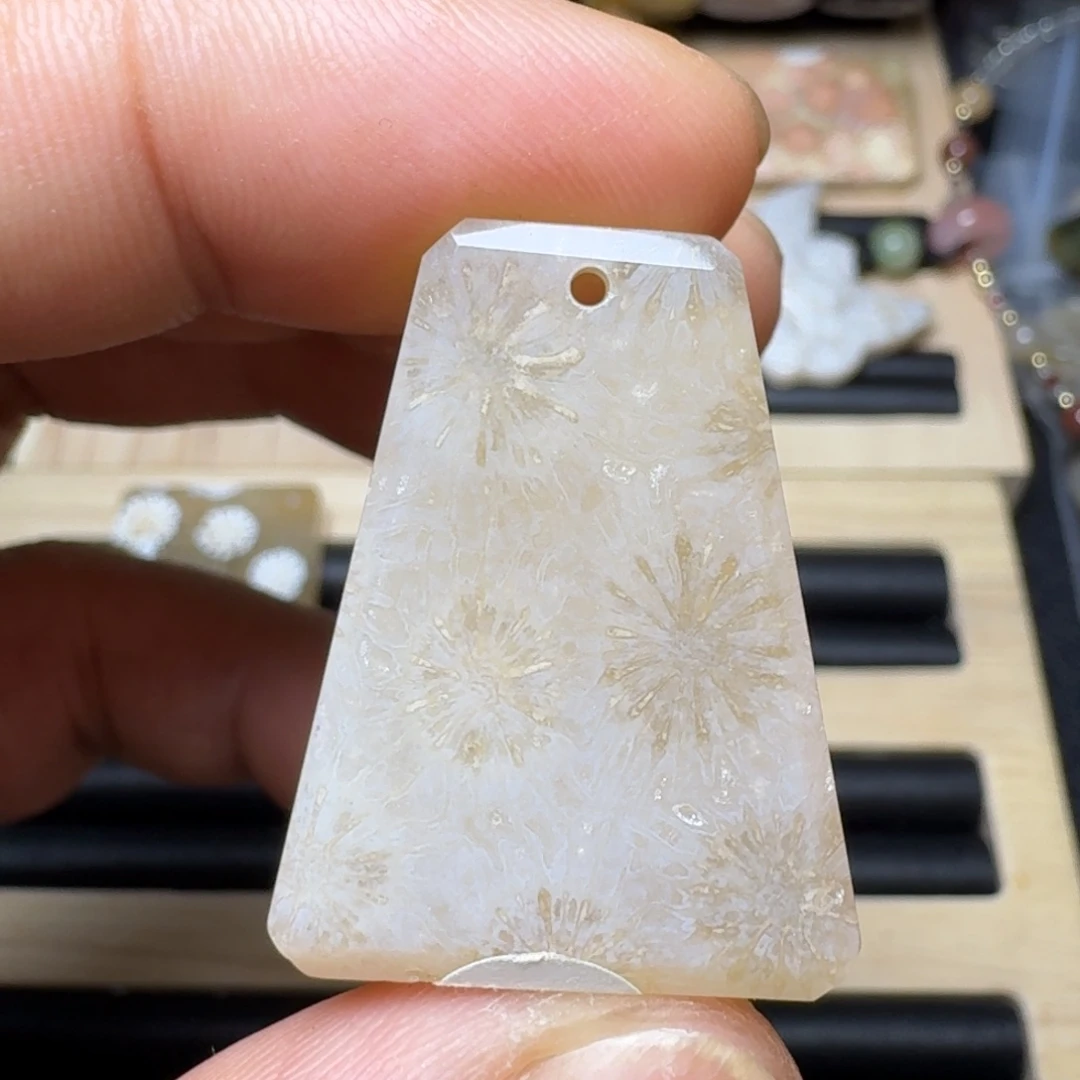 未镶嵌纯天然色有机玉石保真色硅化玉