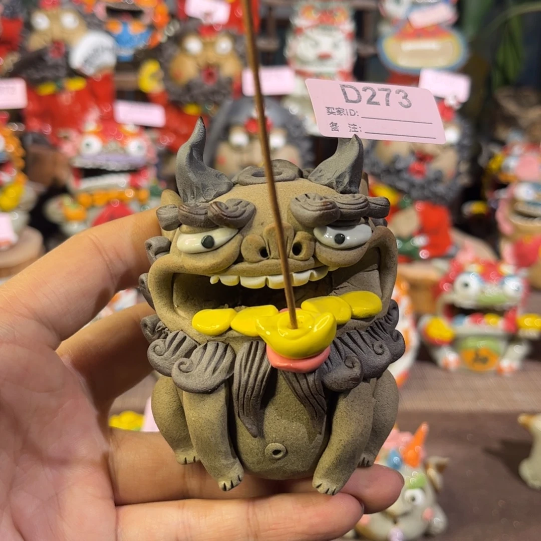 泥塑纯手工茶宠摆件