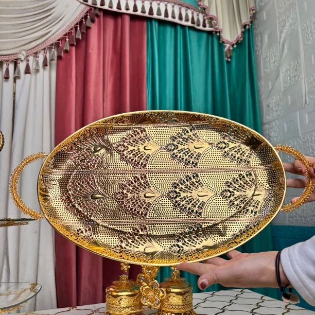 托盘金黄色包邮包退