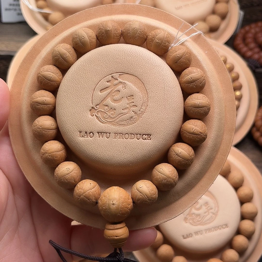 凤眼菩提手串精品13mm正圆玉化皮质