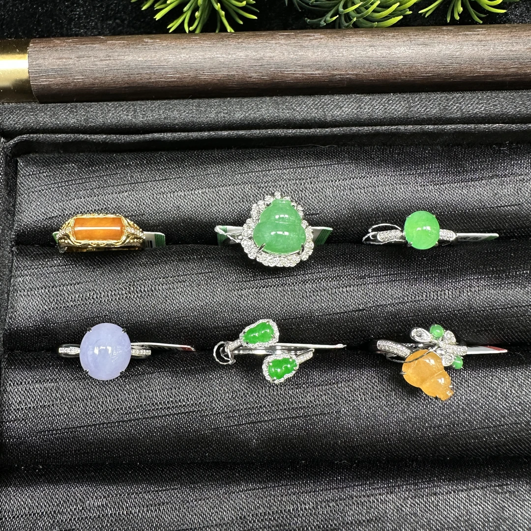 思懿珠宝 18k翡翠戒指-5980-1-ZGM-多样性发一(紫色有色差）