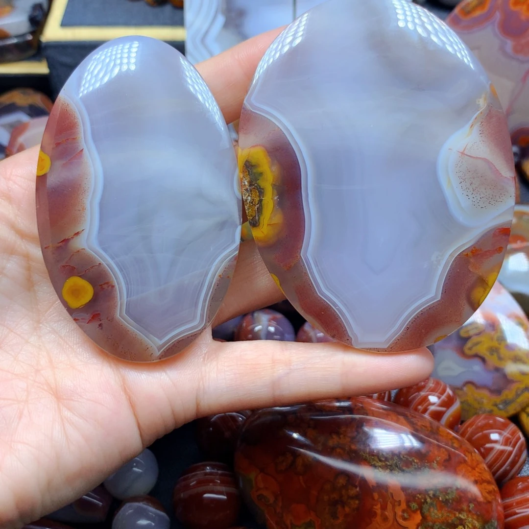 用***6玛瑙/玉髓未镶嵌吊坠(不含链)玛瑙7