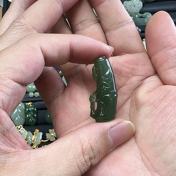 和田玉吊坠(不含链)未镶嵌