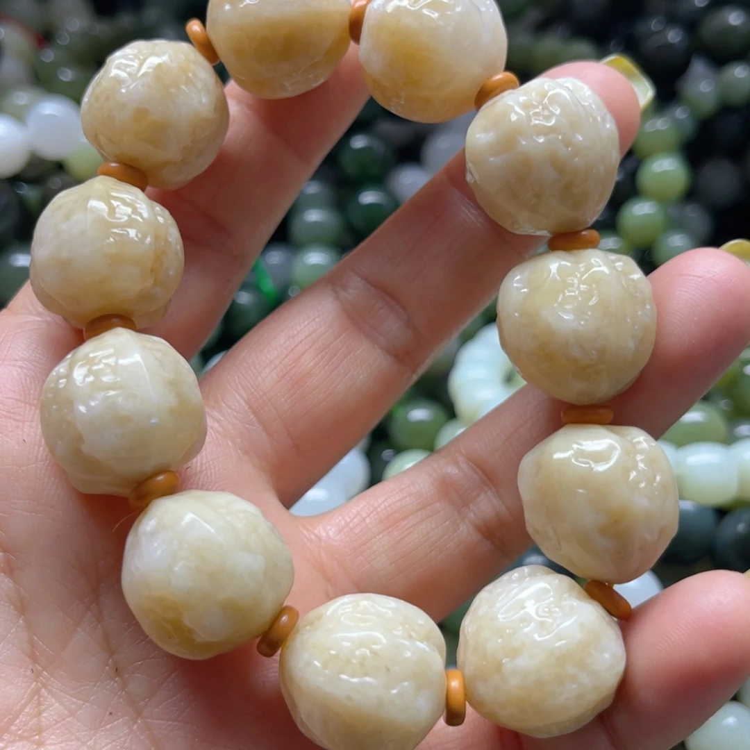 和田玉手链未镶嵌