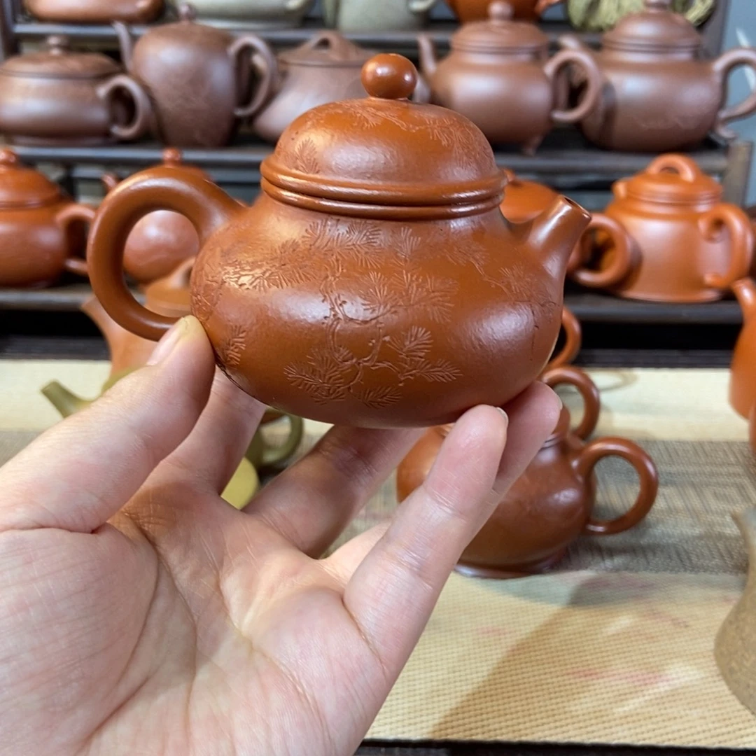 浮***。紫砂茶壶全手工制作工艺流程原料制作方法