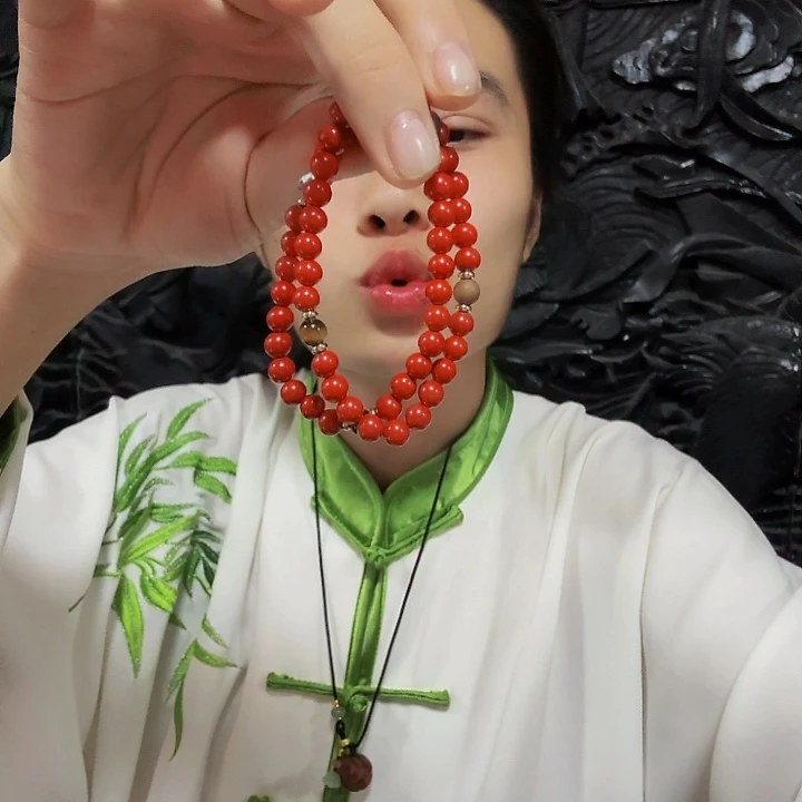 陶瓷帝王砂五行手链