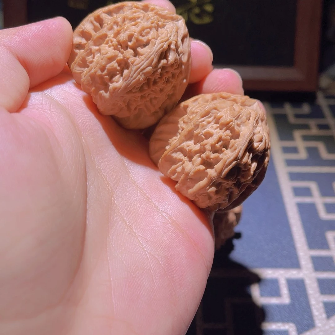 吊坠文玩核桃刘*阳三角白