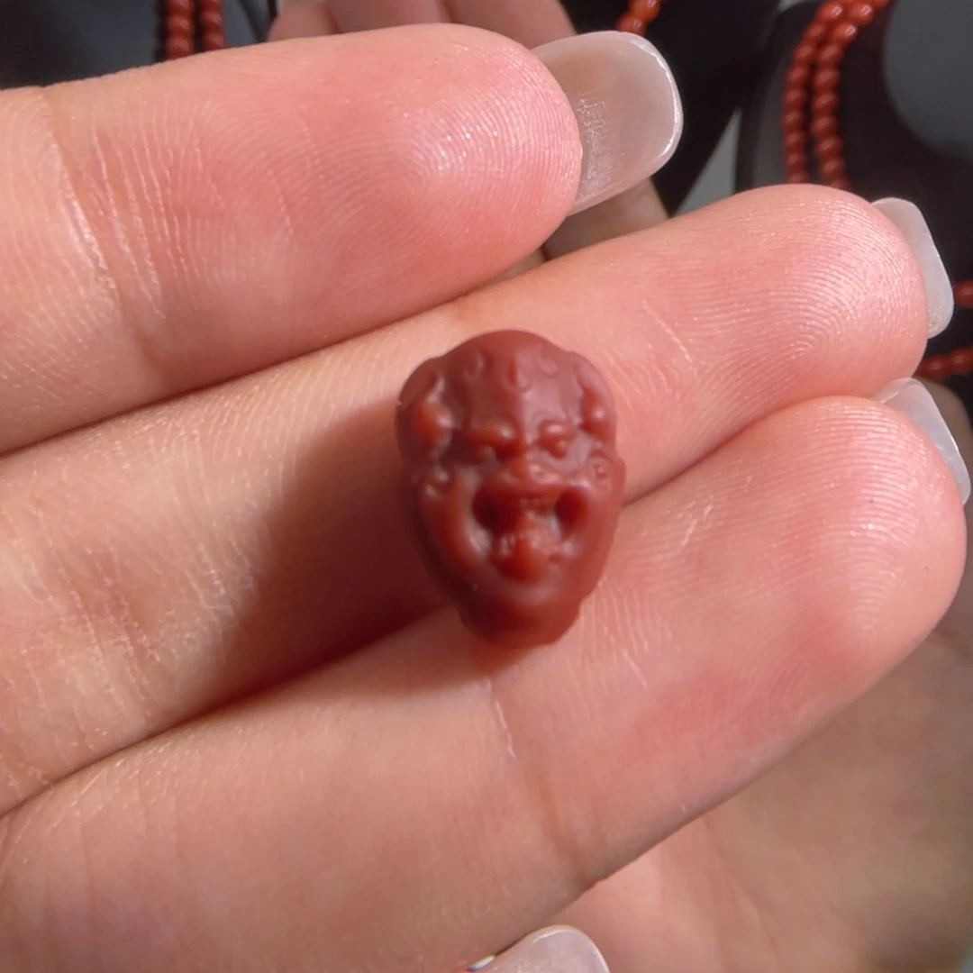 玛瑙/玉髓盐源守护背云12.9x9.8x7mm未镶嵌不退换