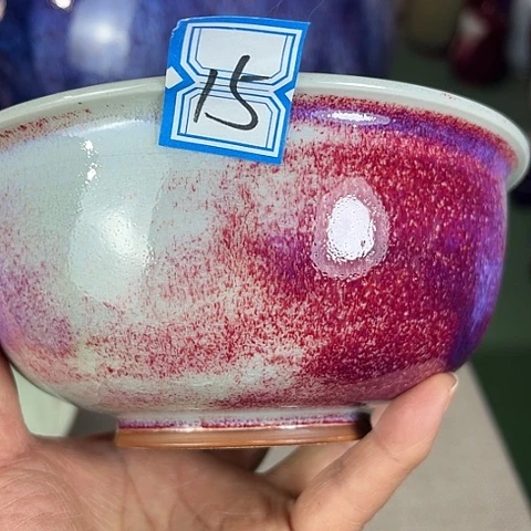 瓷片会***戳钧瓷手工艺品杯子