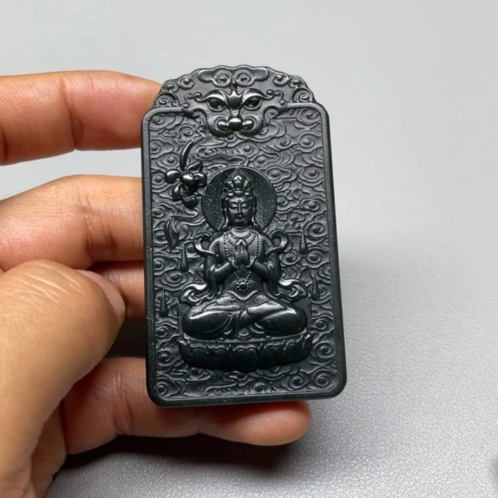 吊坠(不含链)未镶嵌和田玉宏*罗