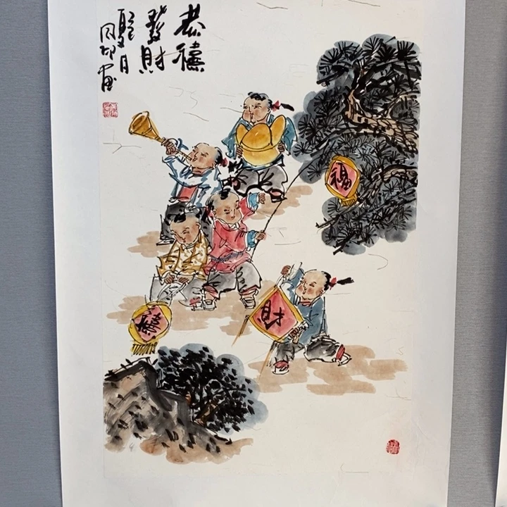 国画亲笔手绘原创