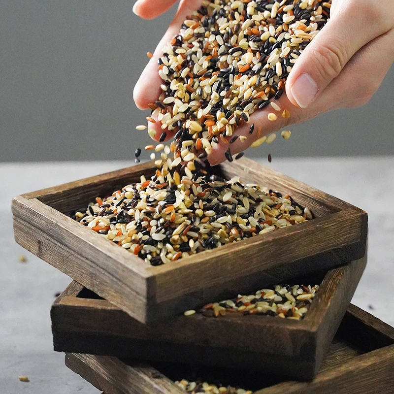 东北五谷杂粮米七色糙米黑米血糯米荞麦米东北杂粮饭5斤