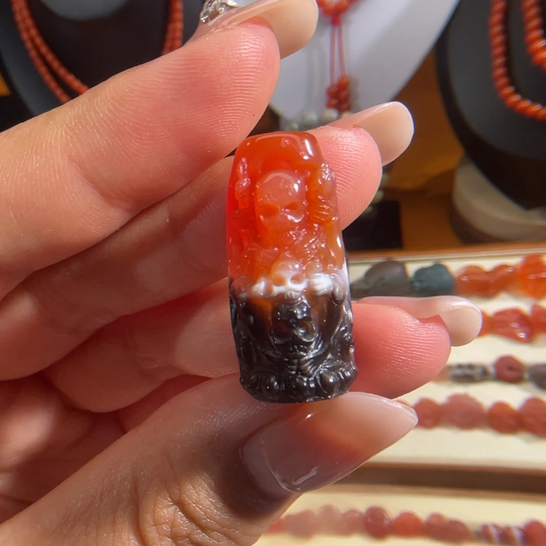 玛瑙/玉髓尸陀林主25.2x13mm未镶嵌