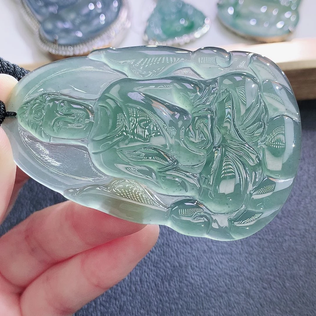 老***事翡翠未镶嵌挂件翡翠