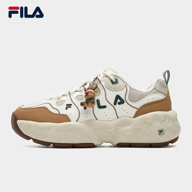 Fila/斐乐女款老爹鞋时尚潮流厚底复古低帮百搭舒适F12W611132F