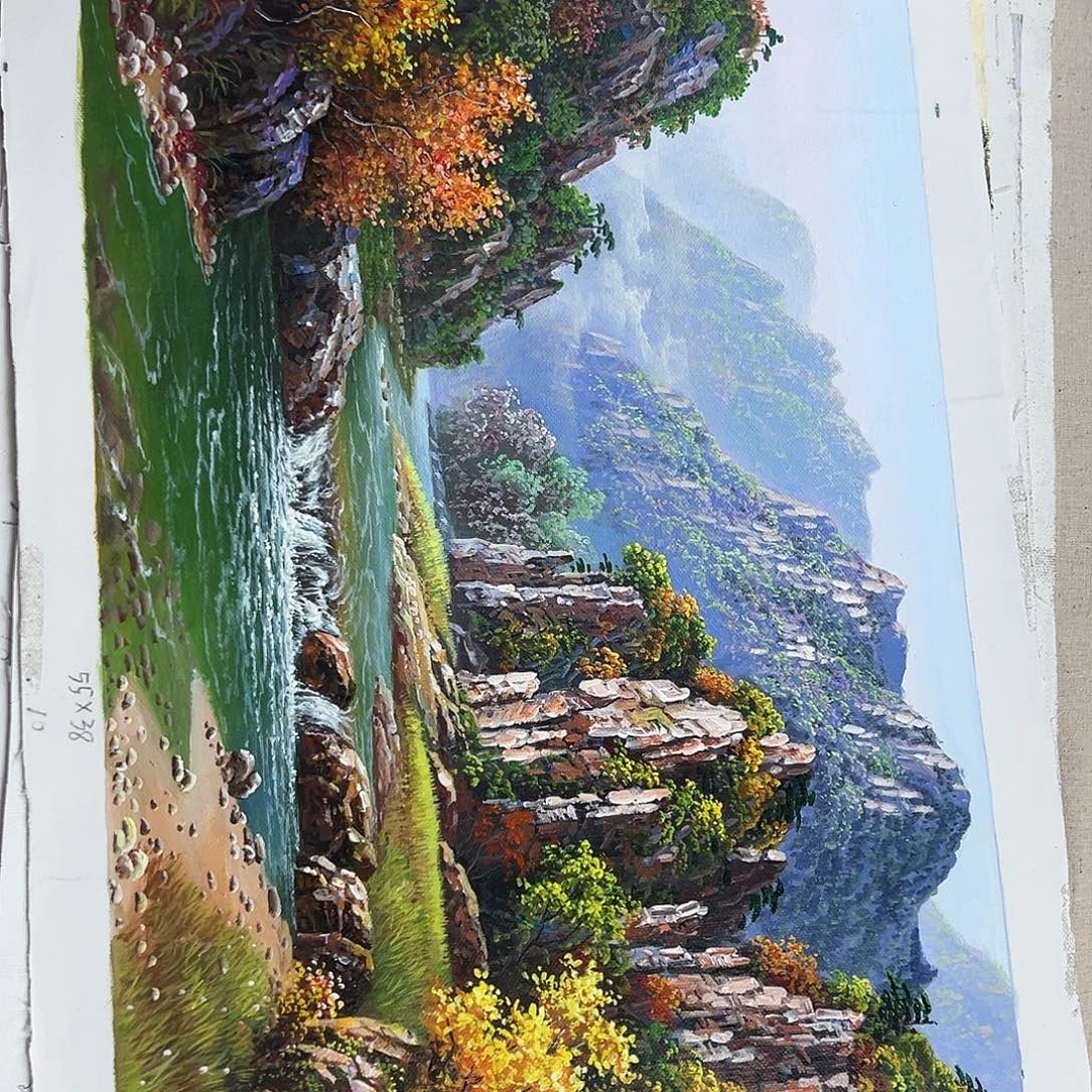 油画朝鲜艺术家一级画家