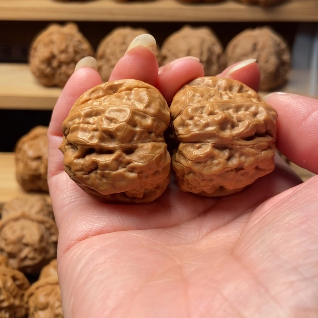 文玩核桃把件蛤蟆头35