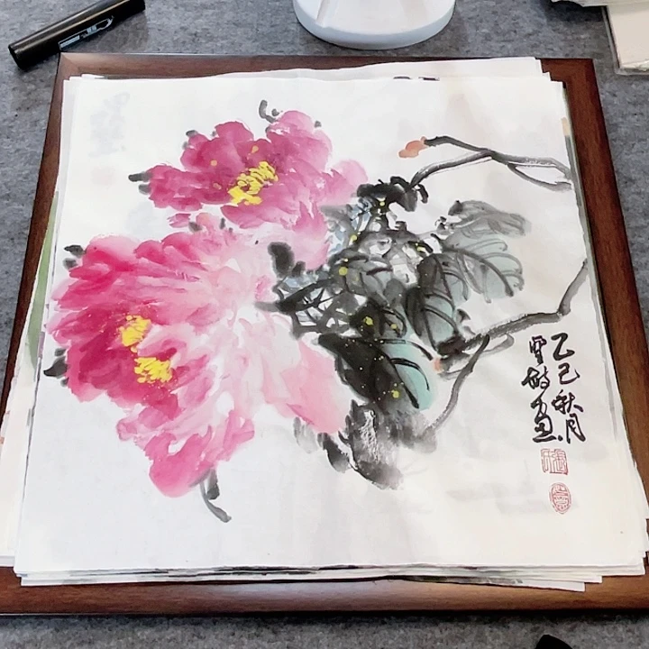 国画张圣敏先生纯手绘作品