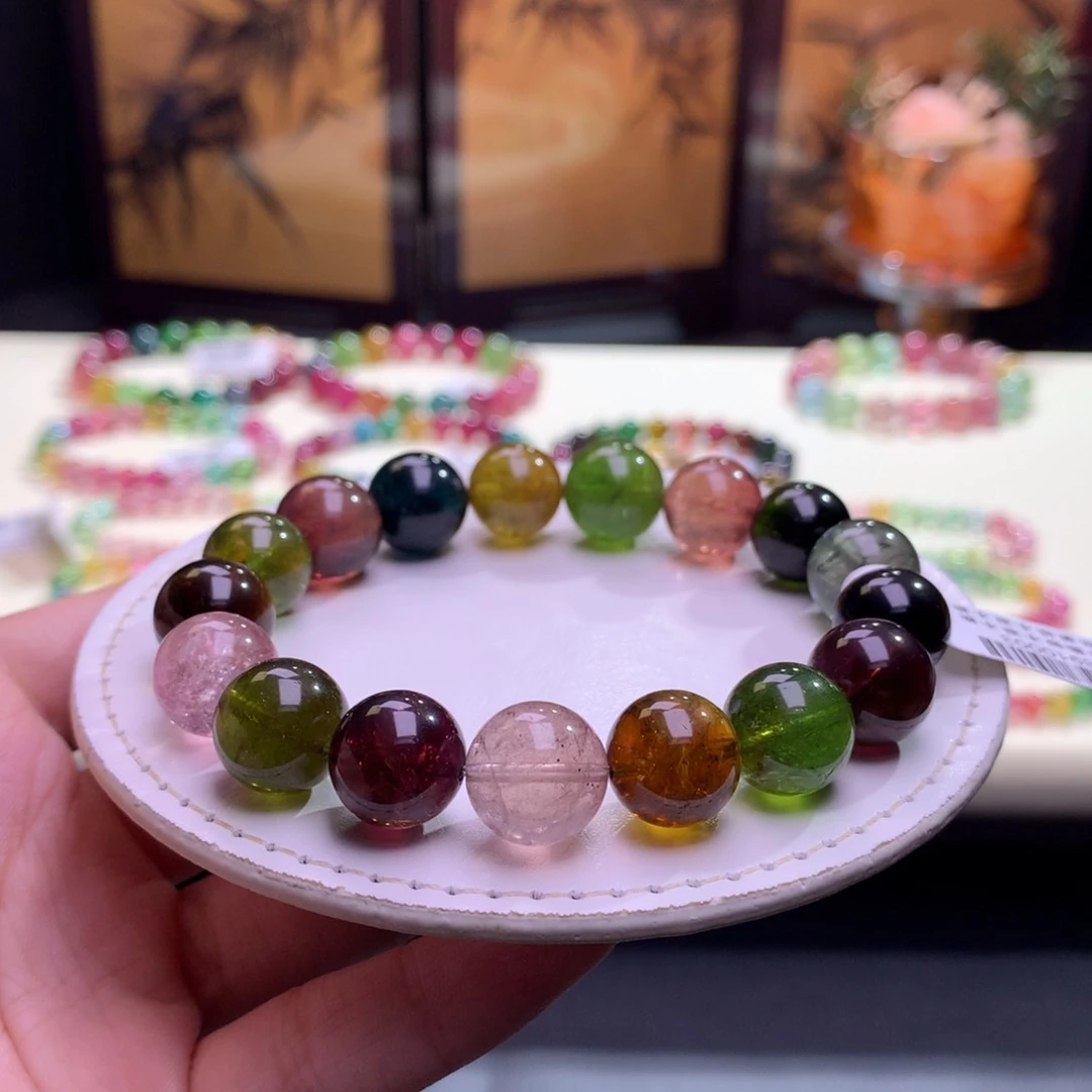 未镶嵌手链碧玺碧玺