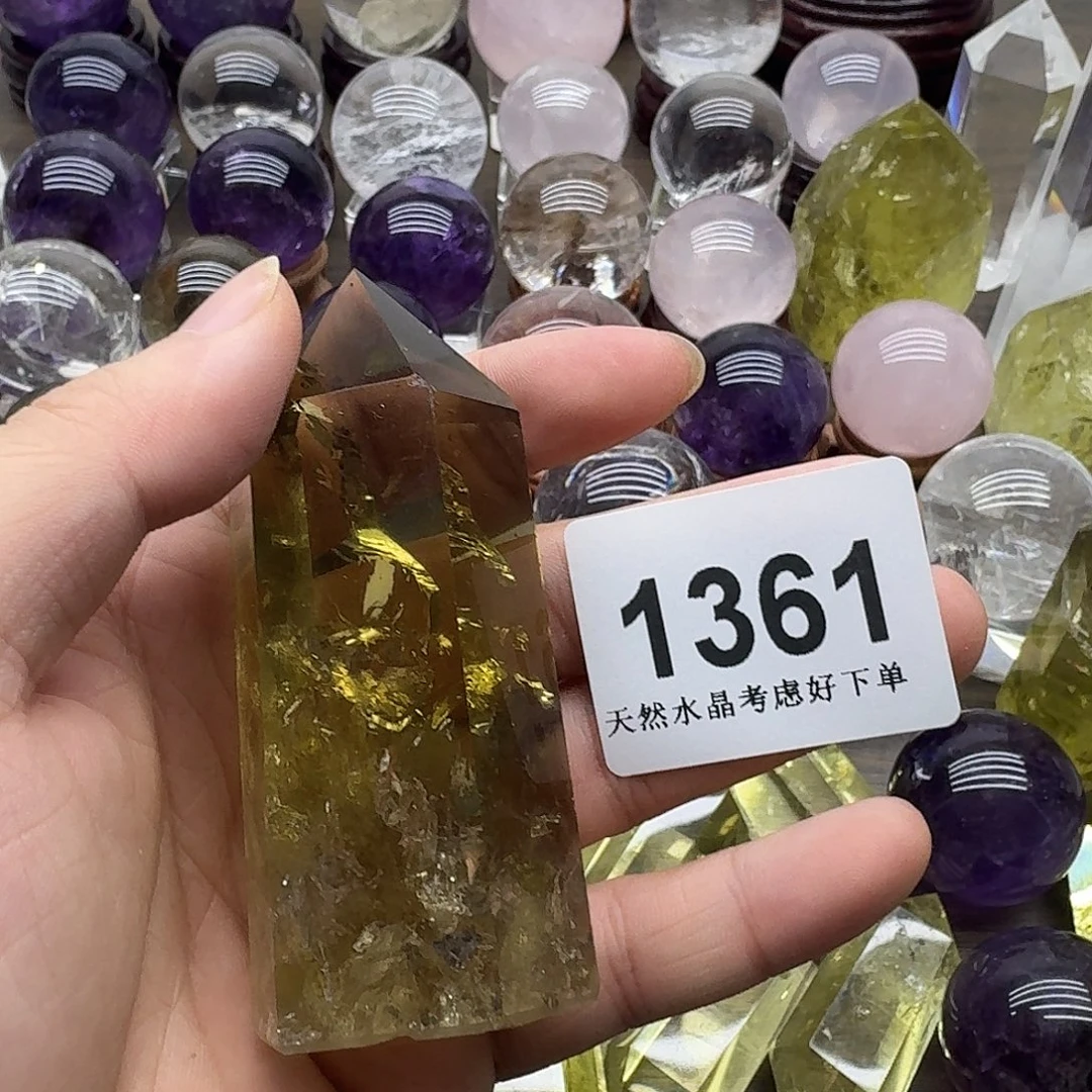 珠宝半成品未镶嵌黄晶