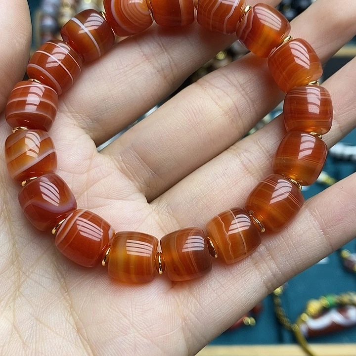 玛瑙/玉髓合金颈饰