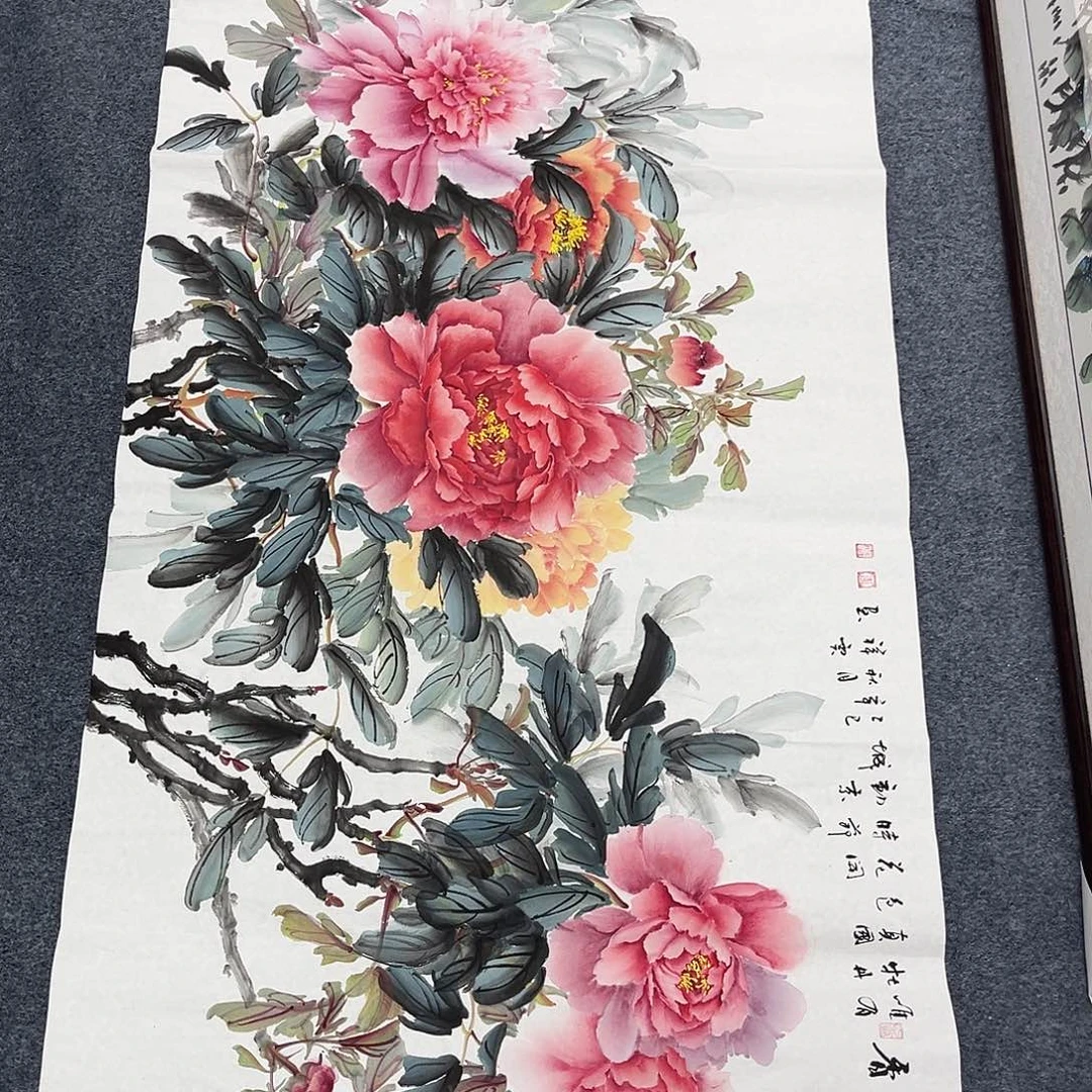 国画新号开播纯手绘国画作品大漏