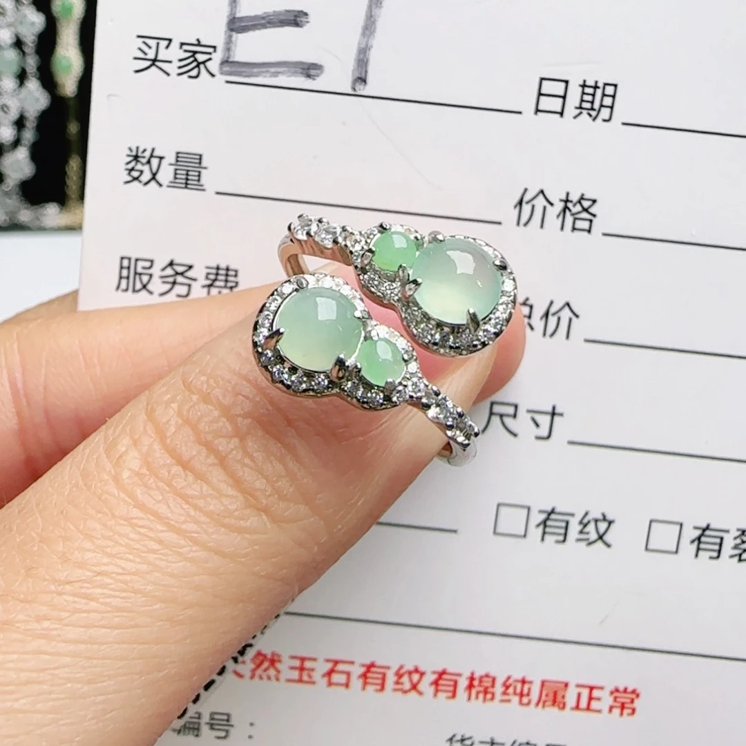 银S925镶嵌手链翡翠