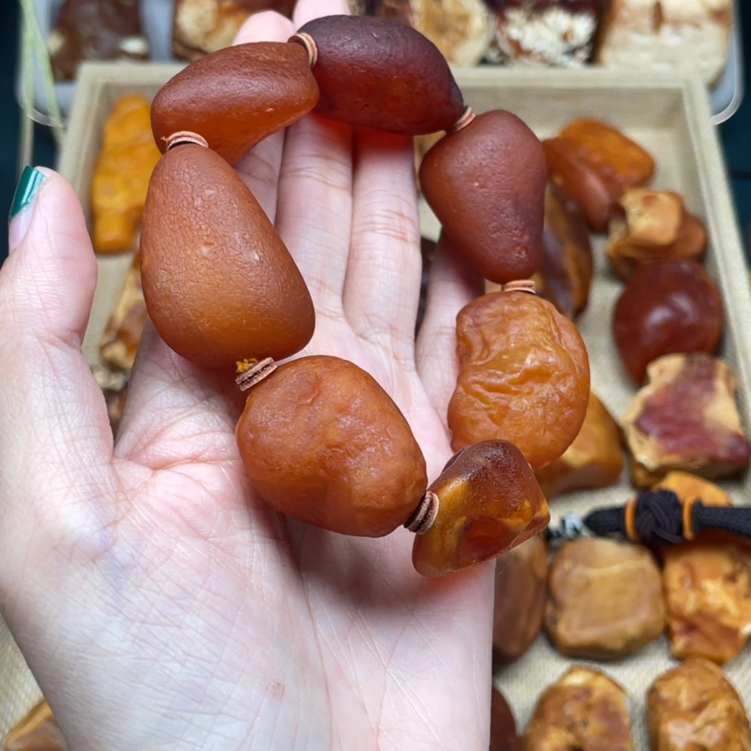 琥珀未镶嵌珠宝奇石