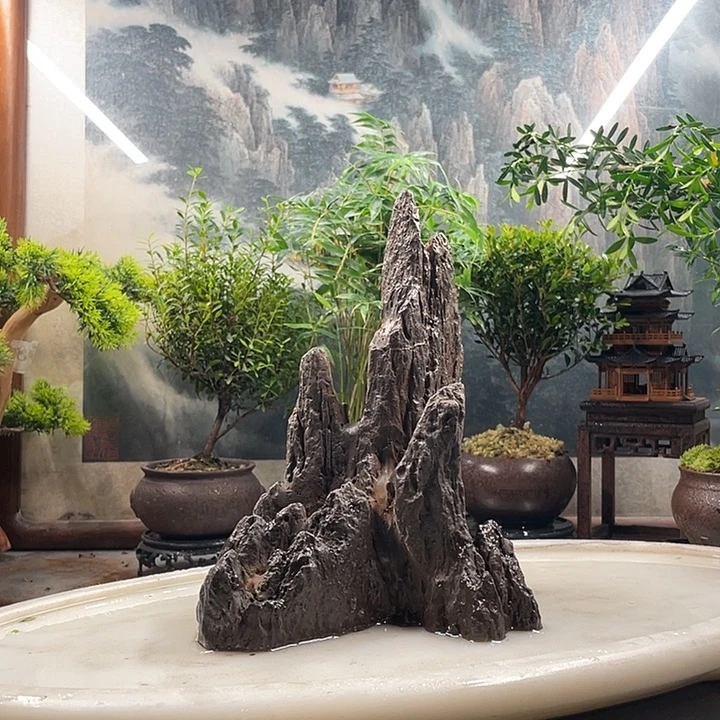 梦***雨鱼缸造景组合8823大