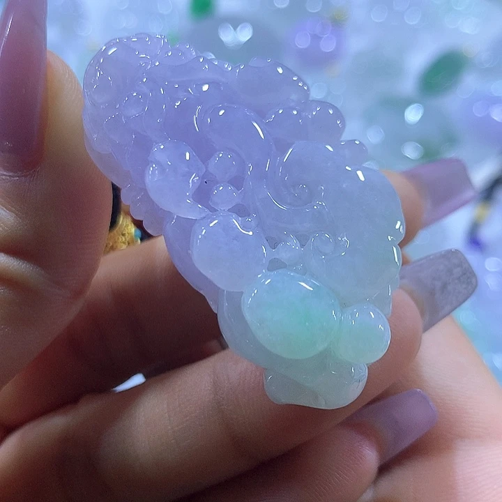 翡翠未镶嵌颈饰天然翡翠A货吊坠