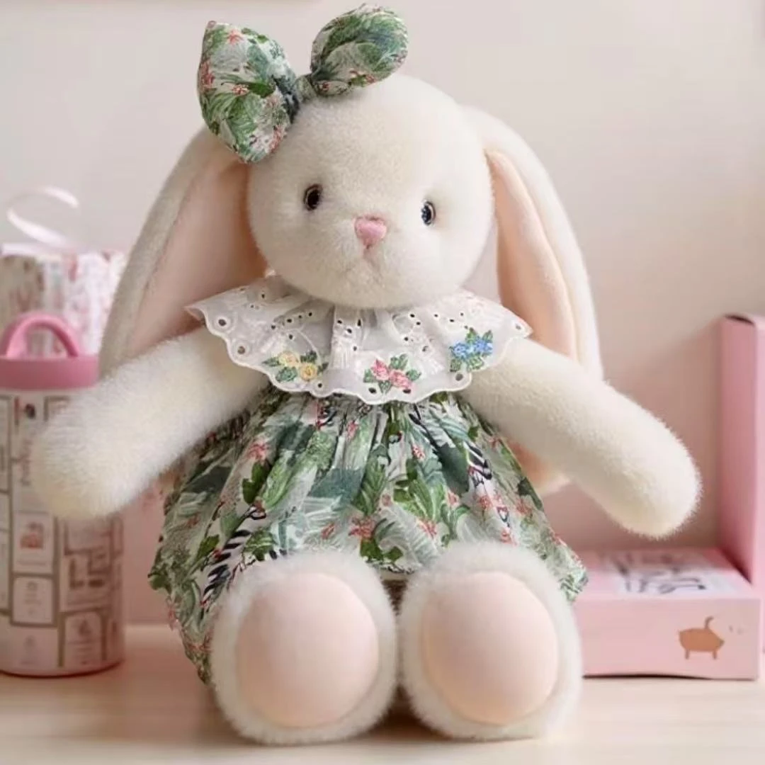 （直播间备注号码）可爱小兔子毛绒玩具父亲节儿童节加厚版