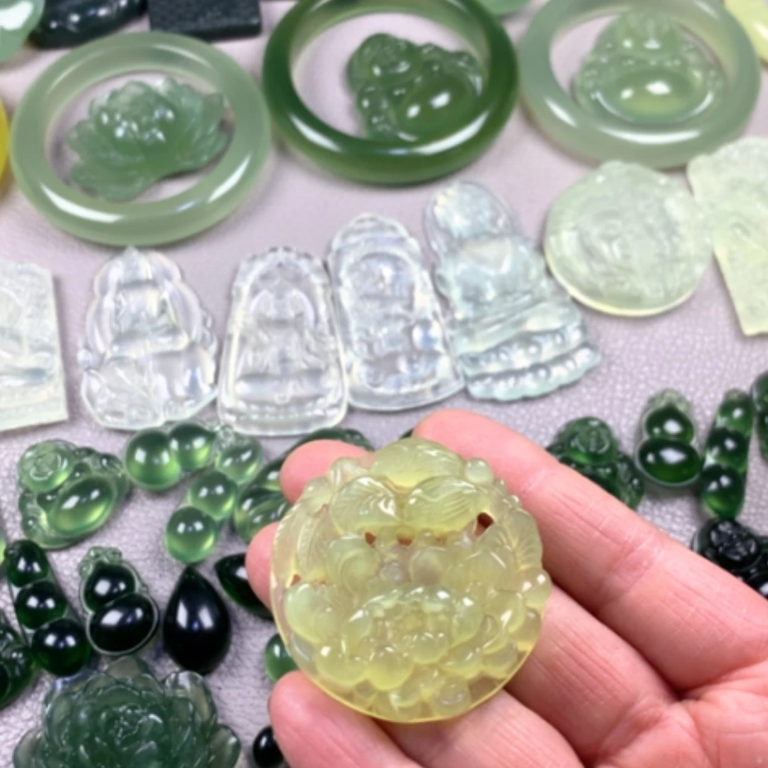 【闪购商品】蛇纹石玉岫玉未镶嵌