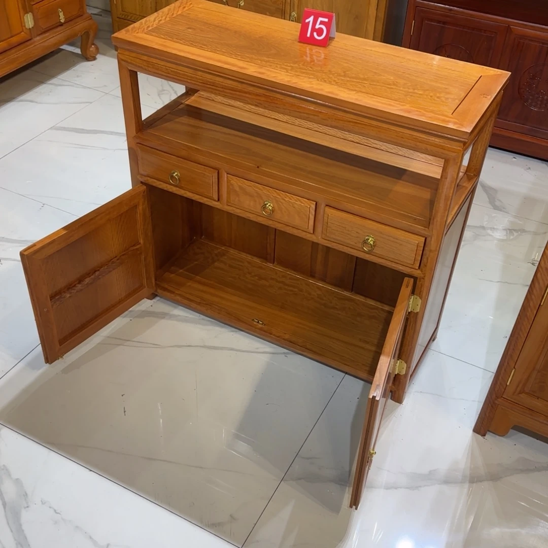 花梨木类成套家具越南花梨86✖️32高82茶水柜