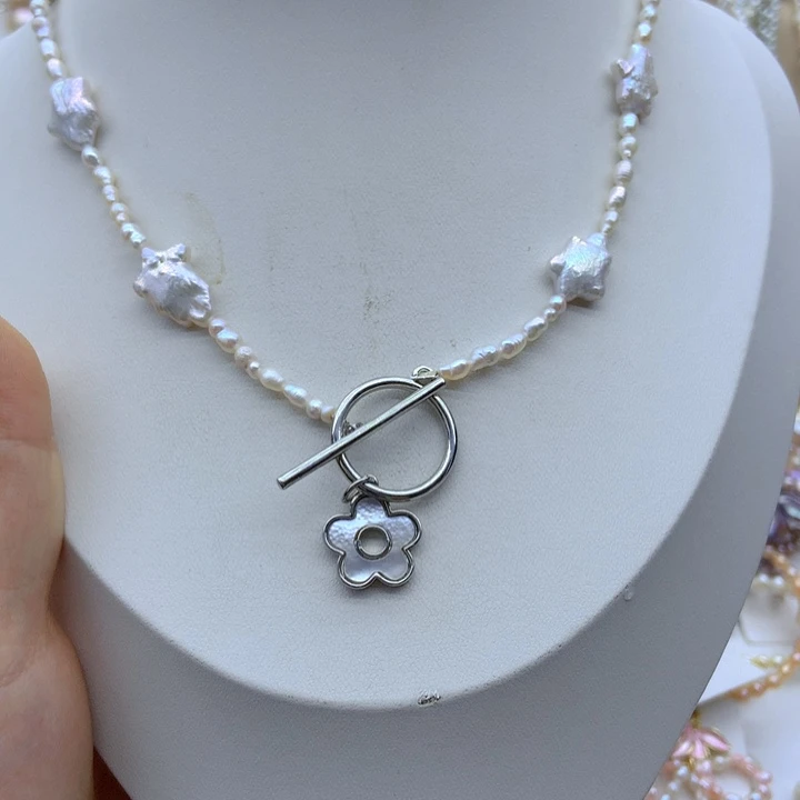 淡水珍珠未镶嵌颈饰