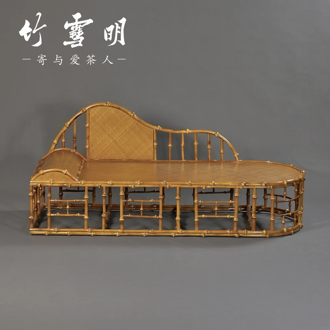 竹雪明|筇竹躺椅休闲椅家用客厅阳台书房椅竹椅竹凳子竹子椅子