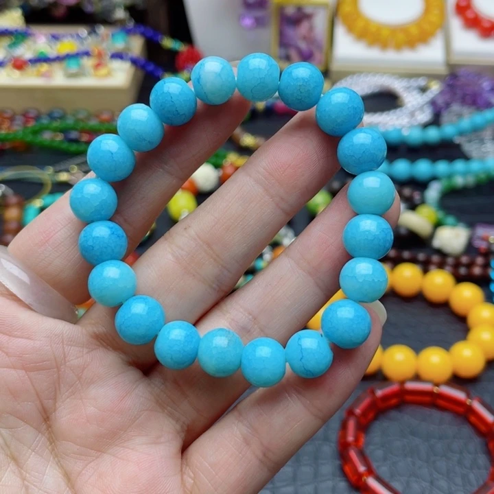 树脂制品36号蓝色手链