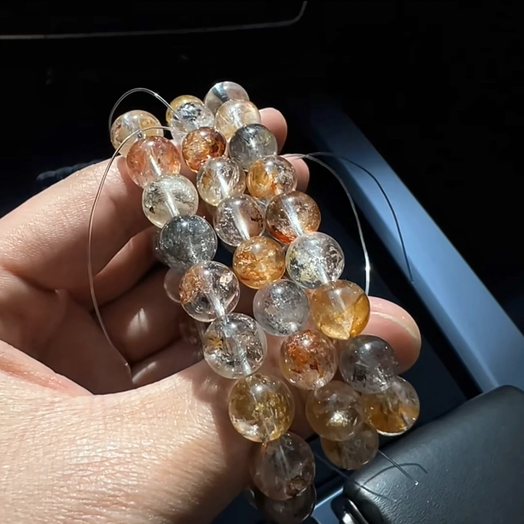 PT66骸骨胶花闪灵钻手串时尚百搭多样性只发一件