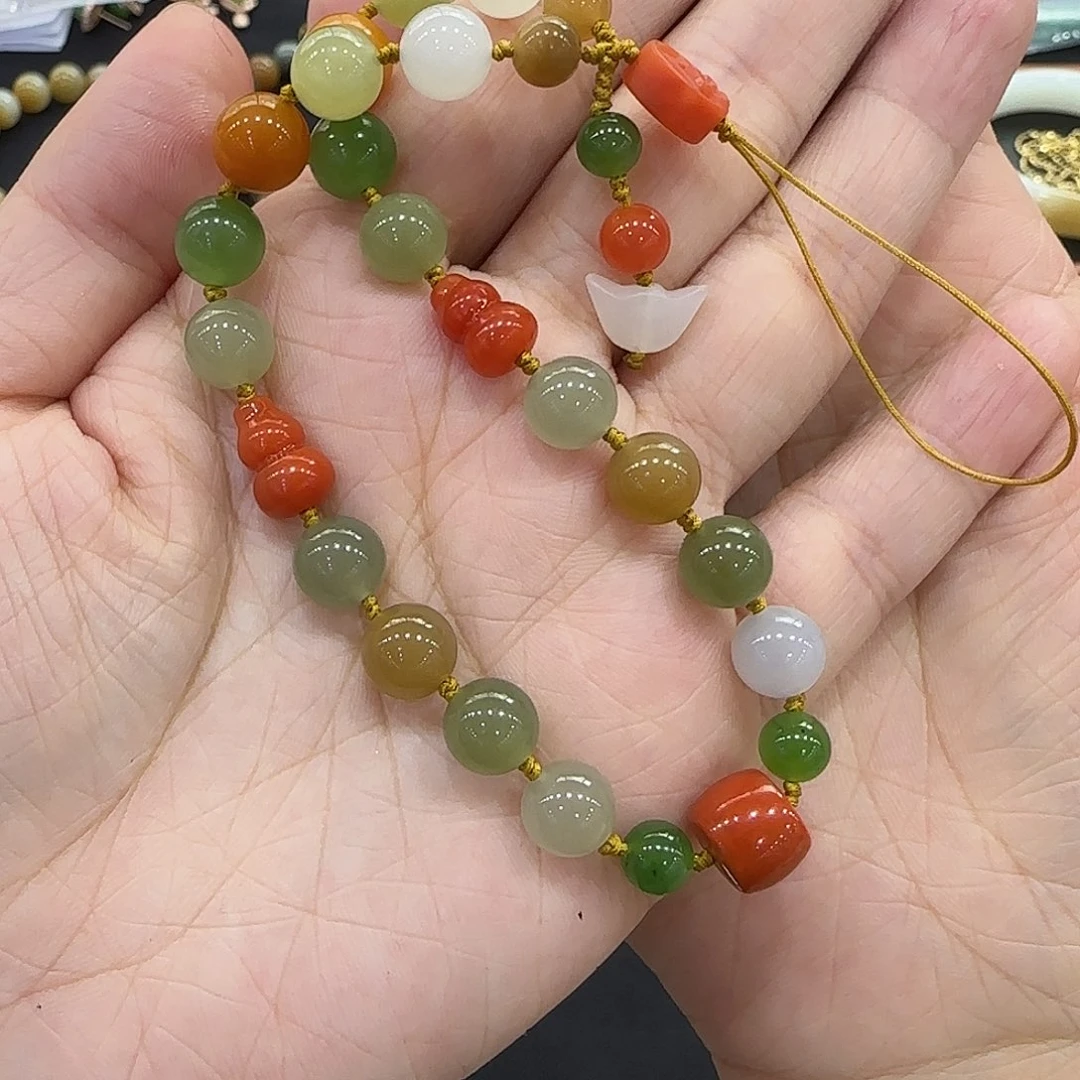 和田玉车挂未镶嵌5*9