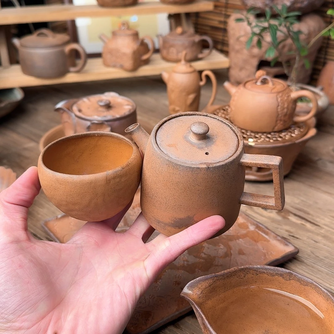 原矿老岩泥茶器系列