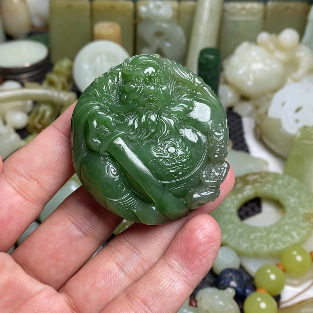 小***儿和田玉未镶嵌挂件