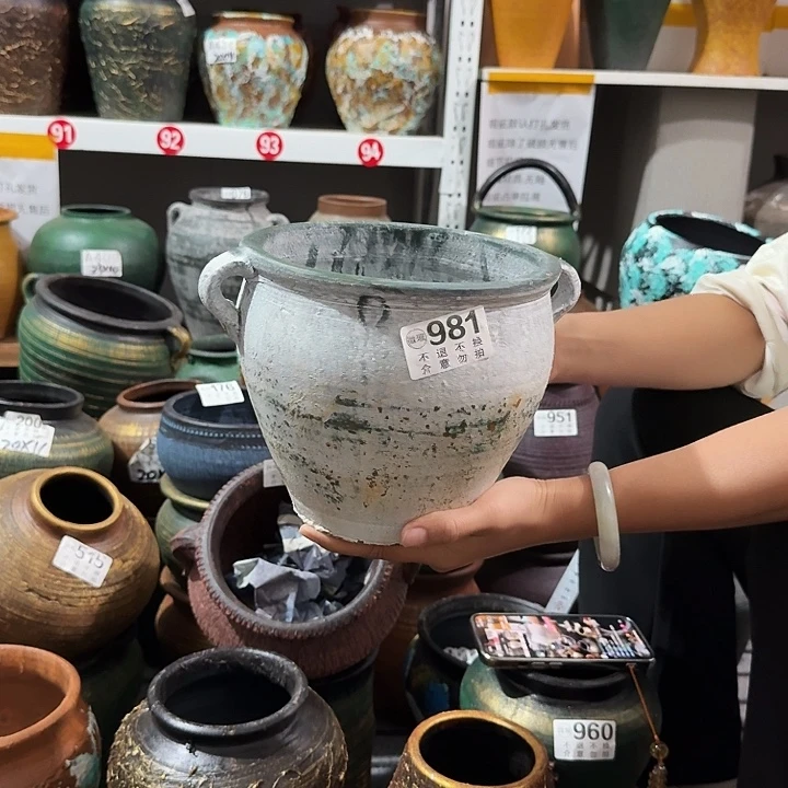 灰白双耳981高度18口径19