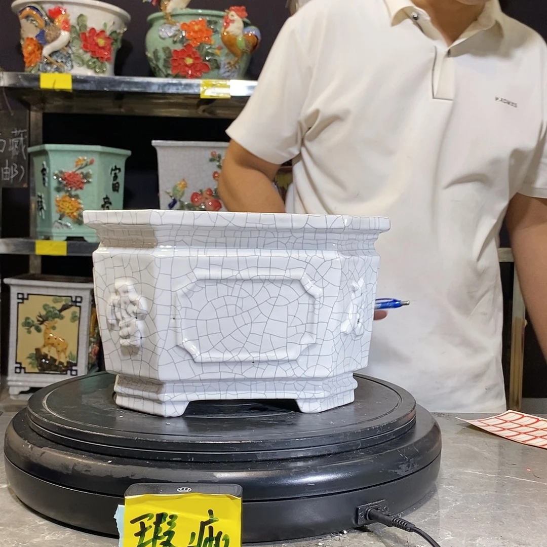 自**观瑕疵石湾盆石湾盆石湾盆