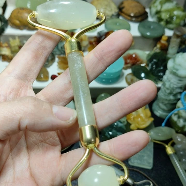 岫玉玉手把未镶嵌向****长