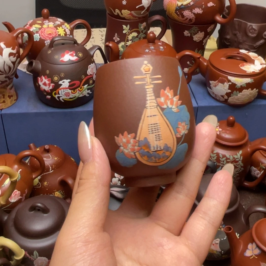 茶杯紫砂紫砂主人杯100cc