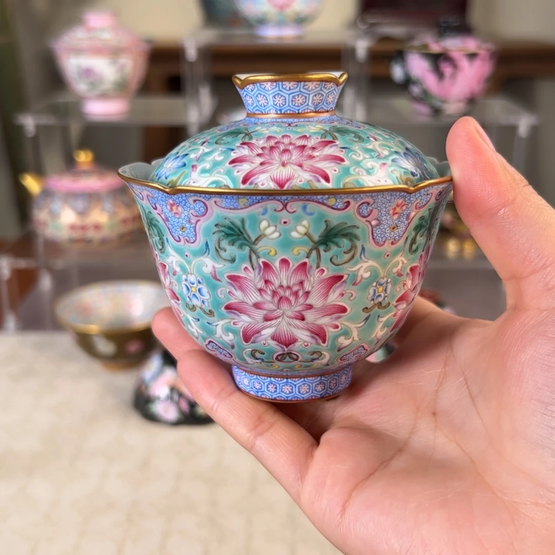 纯手工手绘 高端茶器