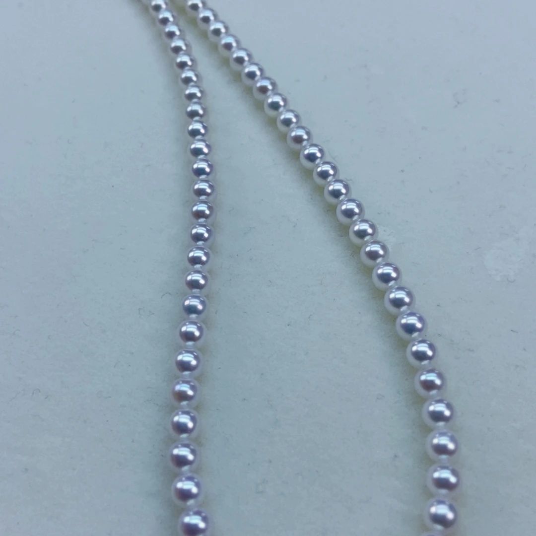 4.5小灯泡亮瞎眼毕业银S925镶嵌淡水珍珠