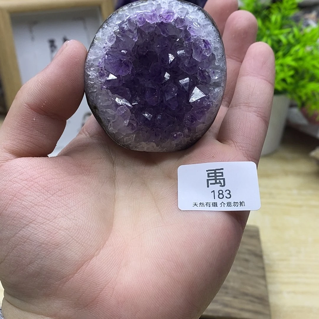 珠宝半成品紫晶未镶嵌