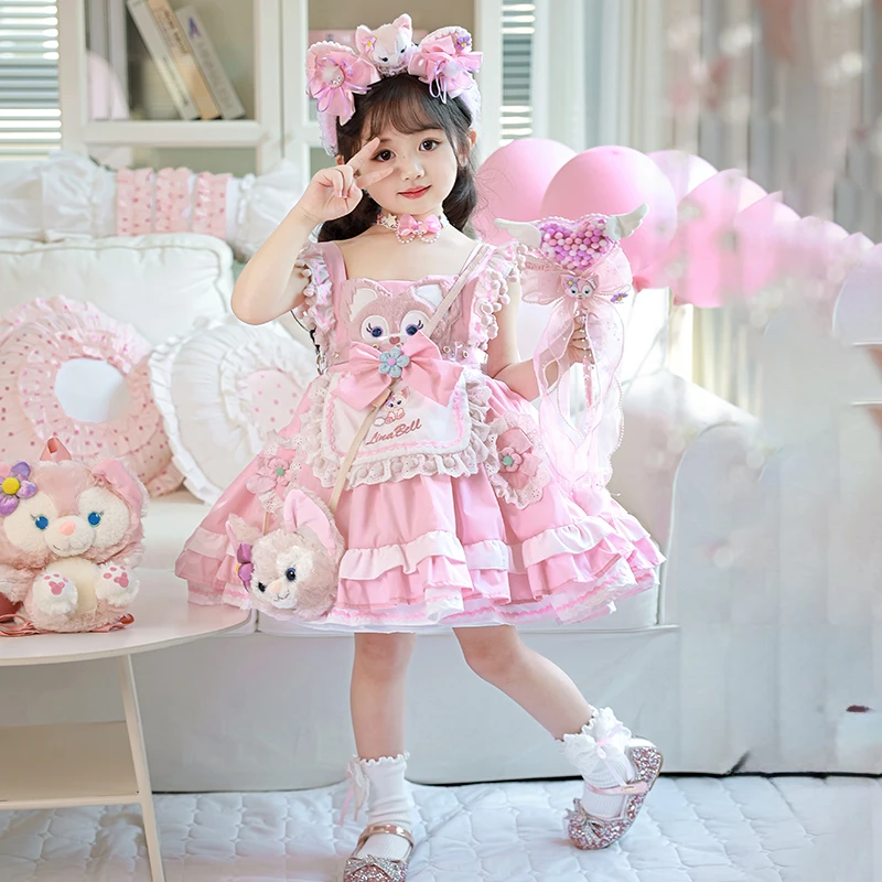 女童洛丽塔公主裙玲娜贝儿夏季新款甜美可爱生日礼服女宝宝连衣裙