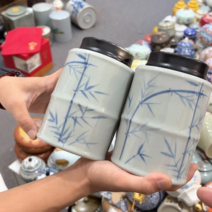 瑕疵福利品陶瓷茶叶罐